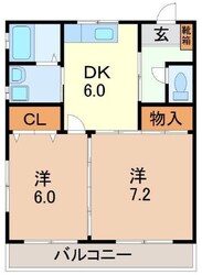 ロイヤルパレス湯川の物件間取画像